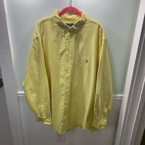 Ralph Lauren Men's Yellow Casual Shirt